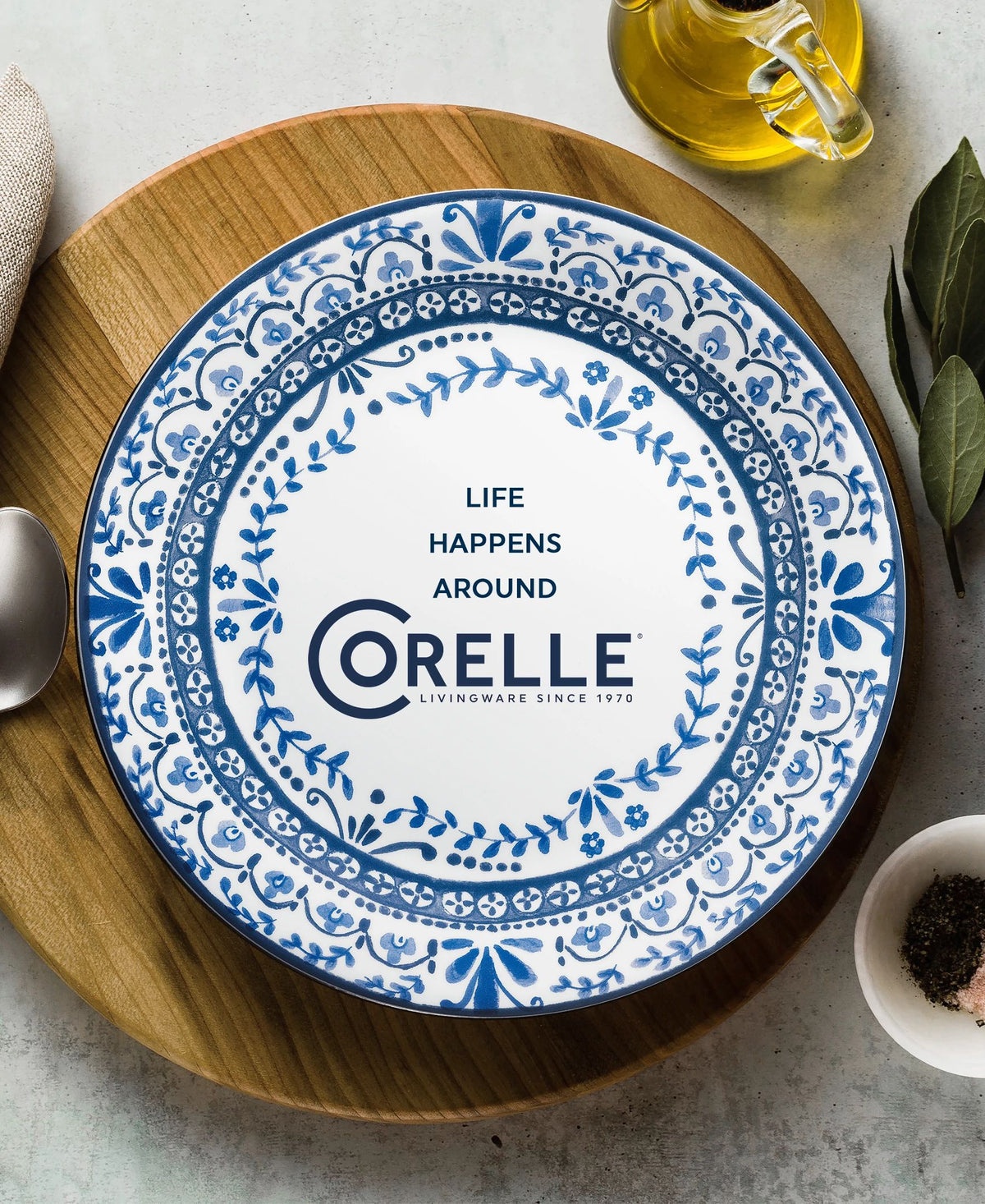Corelle® Portofino 6.75” Appetizer Plate, 6 pack - Image 3