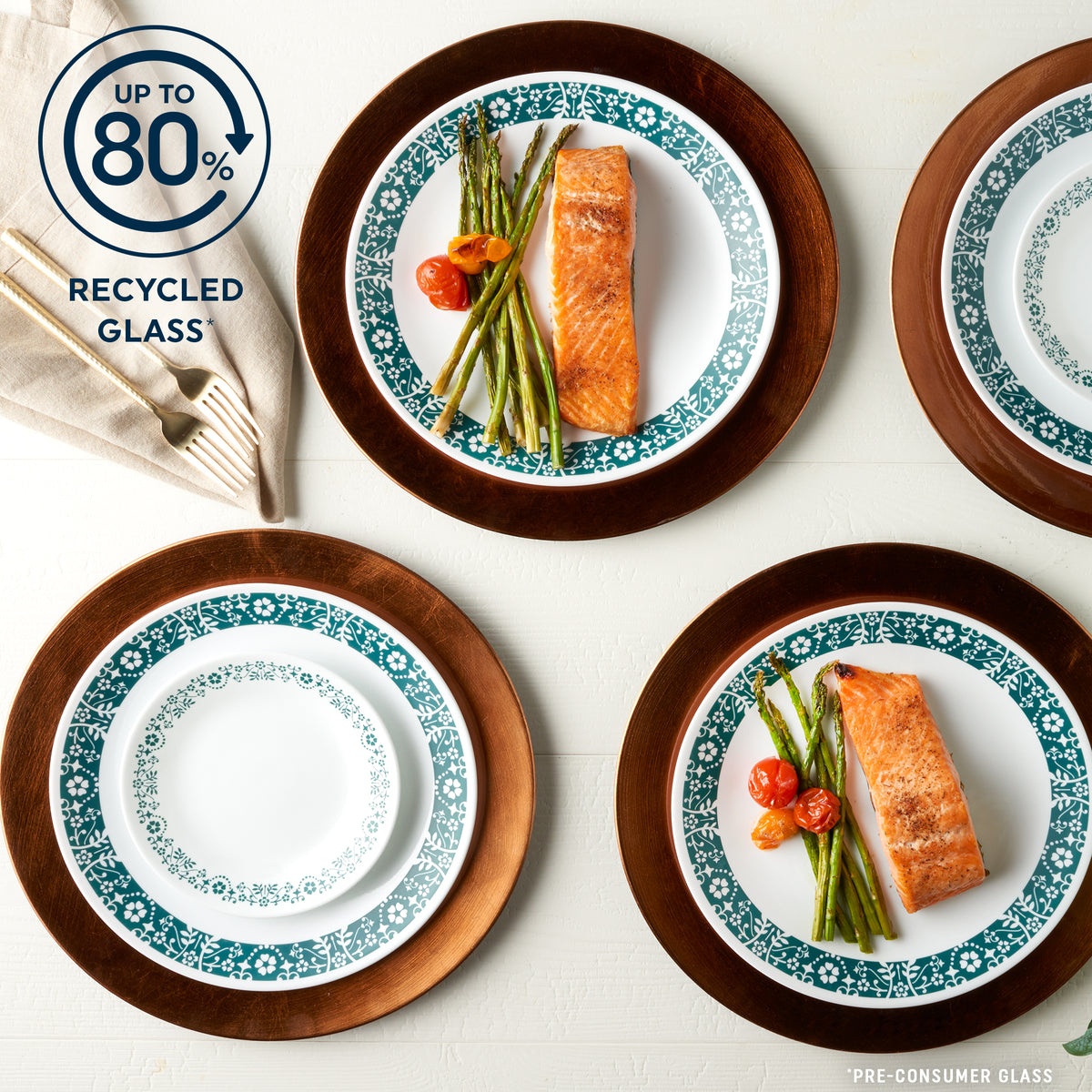Corelle® Penelope 18-piece Dinnerware Set, Service for 6 - Image 3