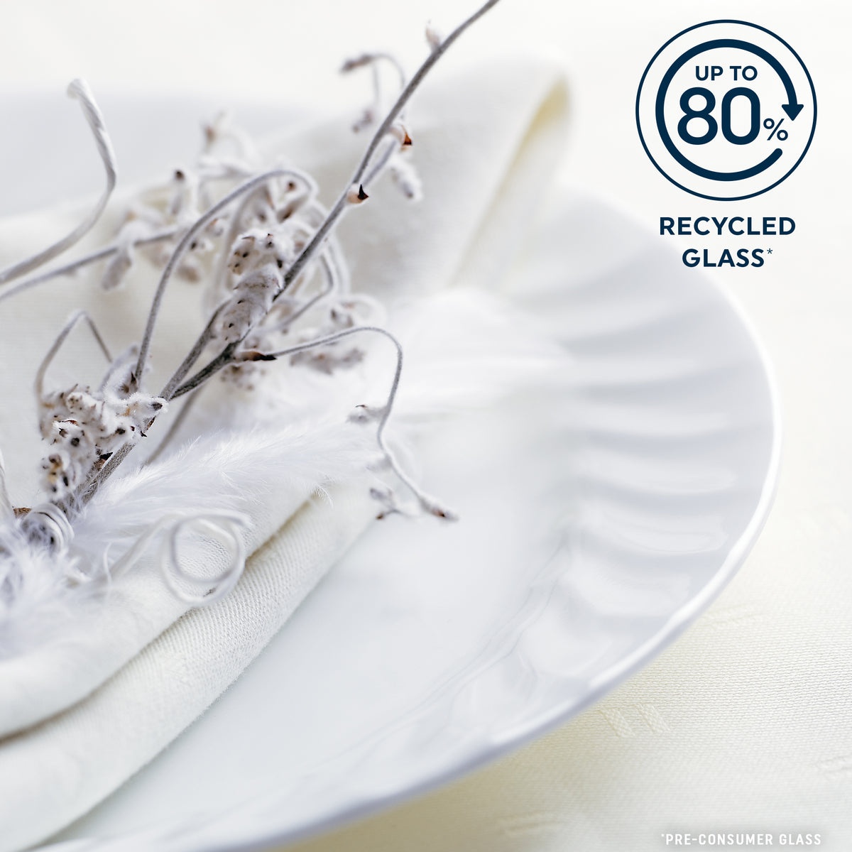 Corelle® Enhancements 10.25" Glass Dinner Plate - Image 3