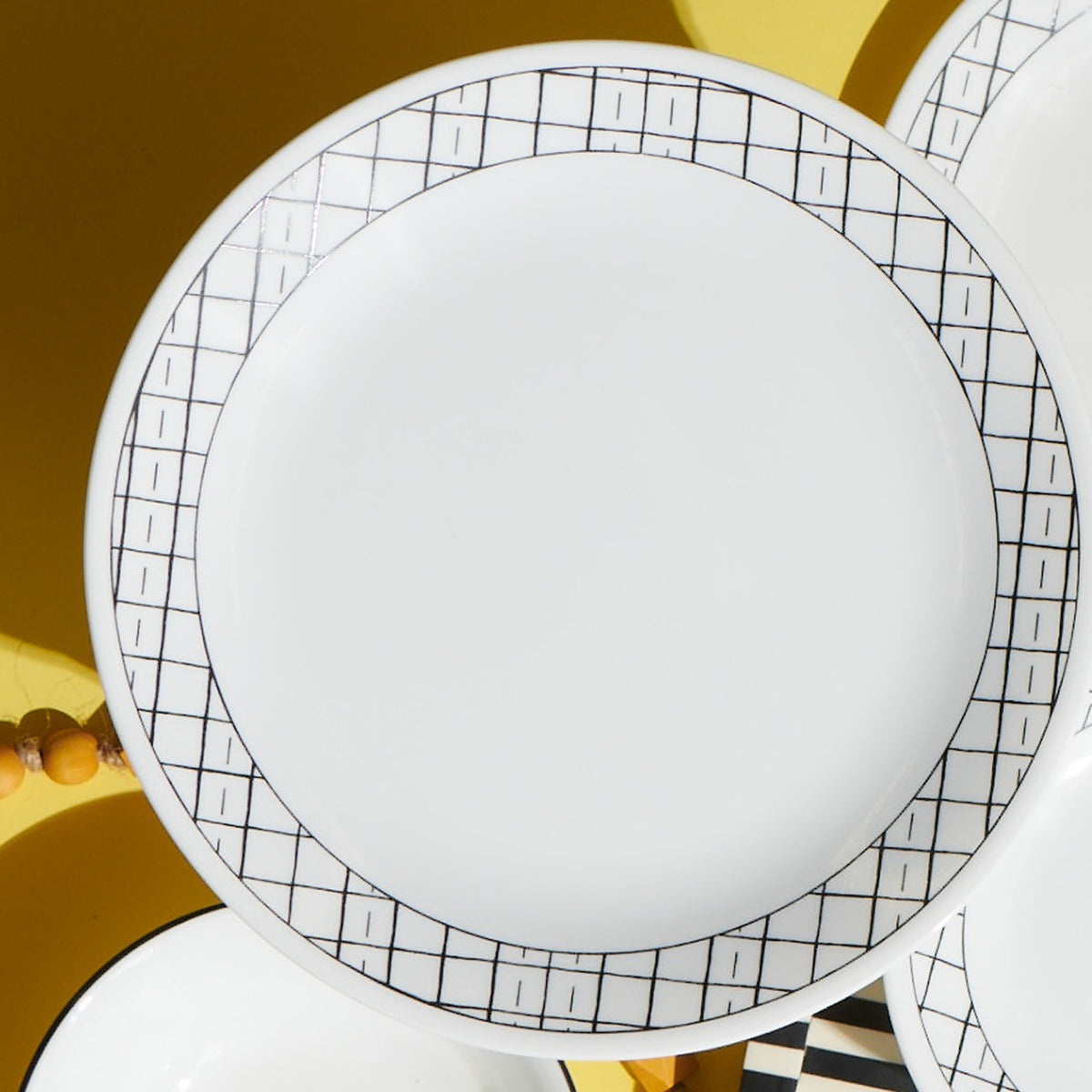 Corelle® Delicate Grid 8.5" Lunch Plate, 6-pack - Image 7